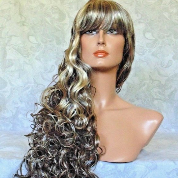 BROWN Long Layers of Soft Sexy Curls 28\